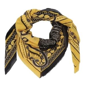 Faliero Sarti Monica Yellow cashmere Modal Cotton blend large Scarf E212023